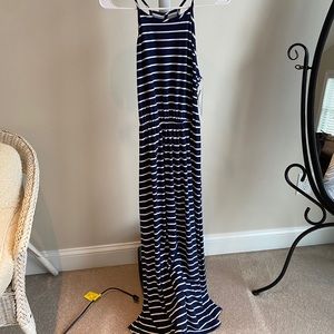 French Gray Nichelle Brushed Knit Maxi Dress